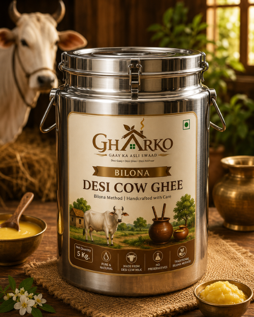 Gharko A2 Desi Cow Bilona Ghee