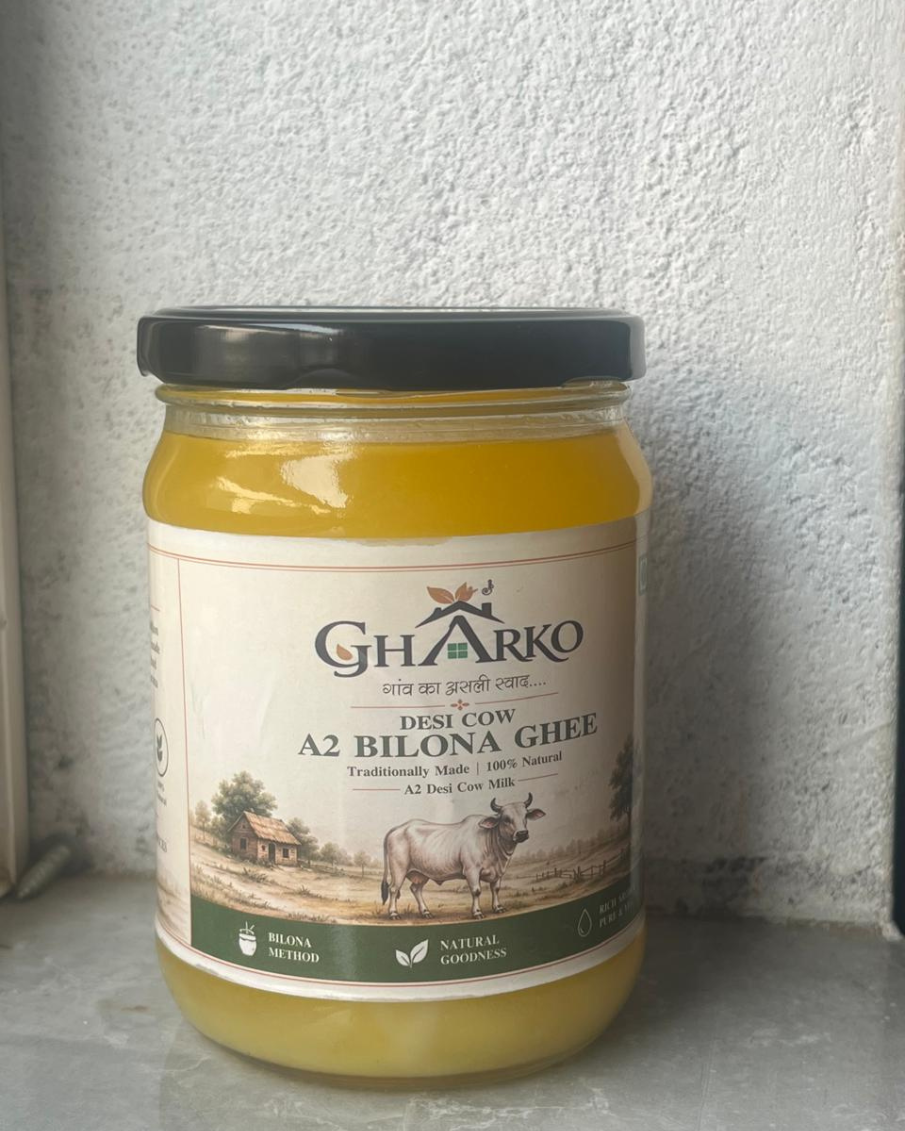Gharko A2 Desi Cow Bilona Ghee
