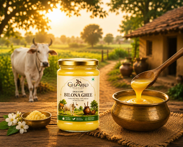 Pure Desi Cow Bilona Ghee & Kitchen Essentials from Gharko
