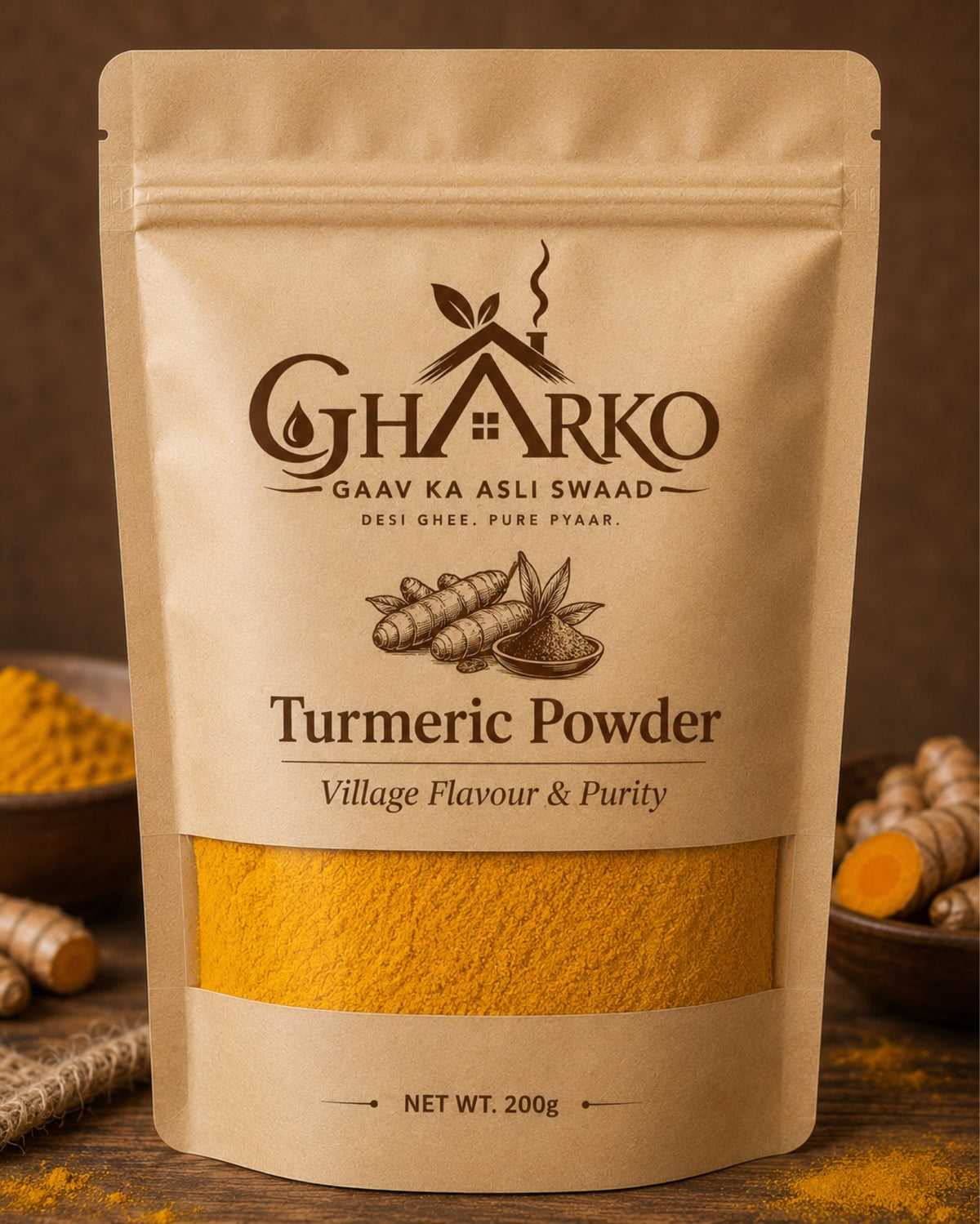 Gharko Turmeric Powder (Haldi Powder)